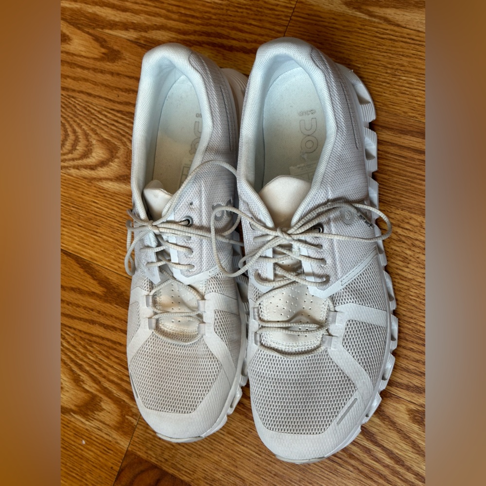 On Running White Athletic Shoes